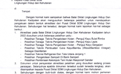 Akreditasi Pelatihan BDLHK Kadipaten 2022