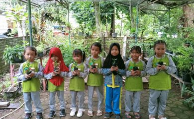 Kunjungan dari Kelompok Bermain (KOBER) AL – MU’AWANAH