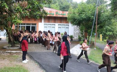 Siswa Siswi Pramuka Pelajar Kecamatan Kadipaten